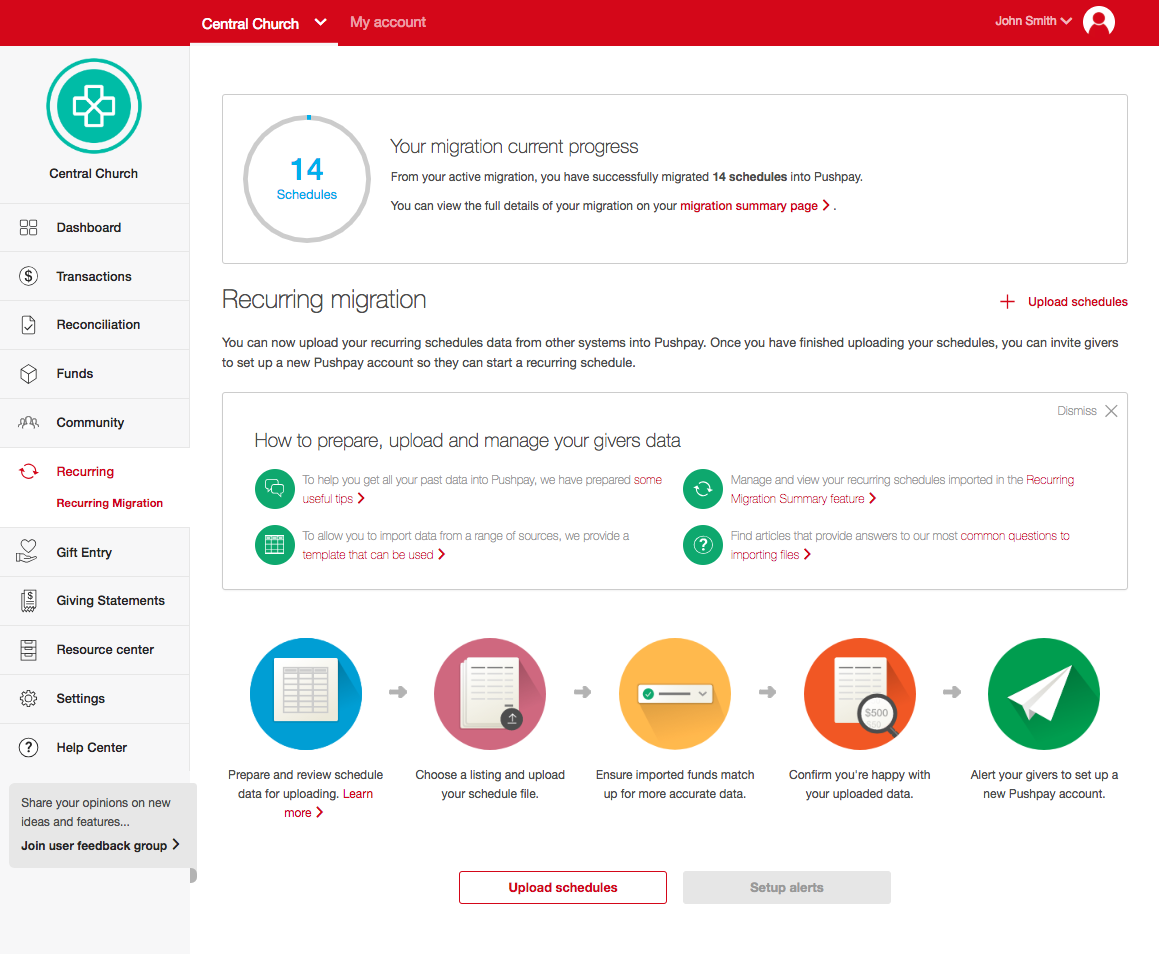 Recurring Migration Overview