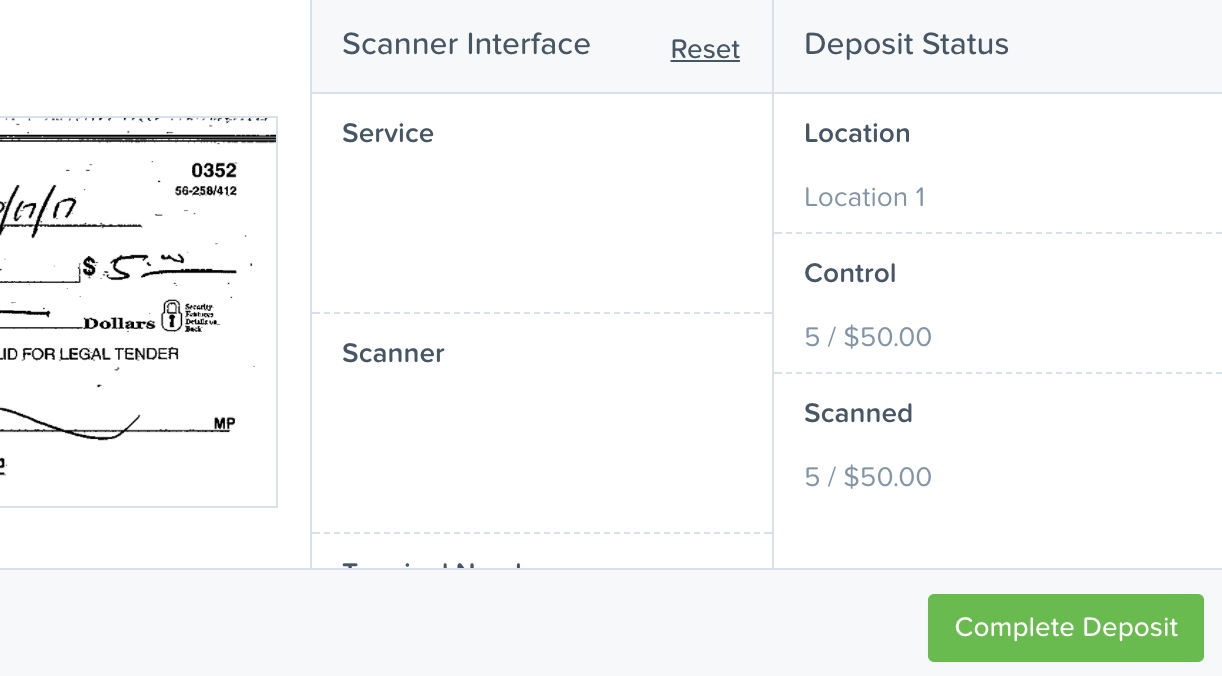 How to Process Checks Step 1 Scanning Checks