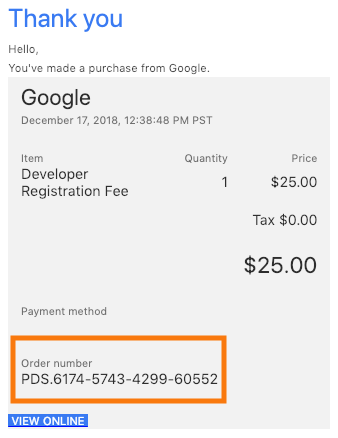 google pay transaction id example